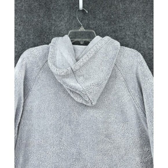 Gilly Hicks By Hollister Lounge Hoodie Sweatshirt Light Grey Size L Large - Picture 4 of 11